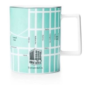 Tiffany & Co. Manhattan NYC map mug